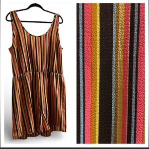 🆕 BE-YOU-TI-FUL Summer Striped Shorts Romper!!! NEW w/ Tags!!! Size XL